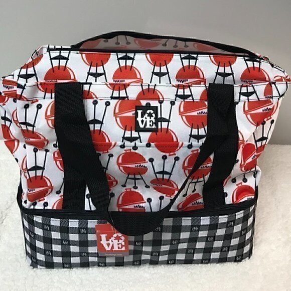 LOVE Bags "Beach Time" Grill & Chill Cooler Tote Bag - Picture 3 of 9